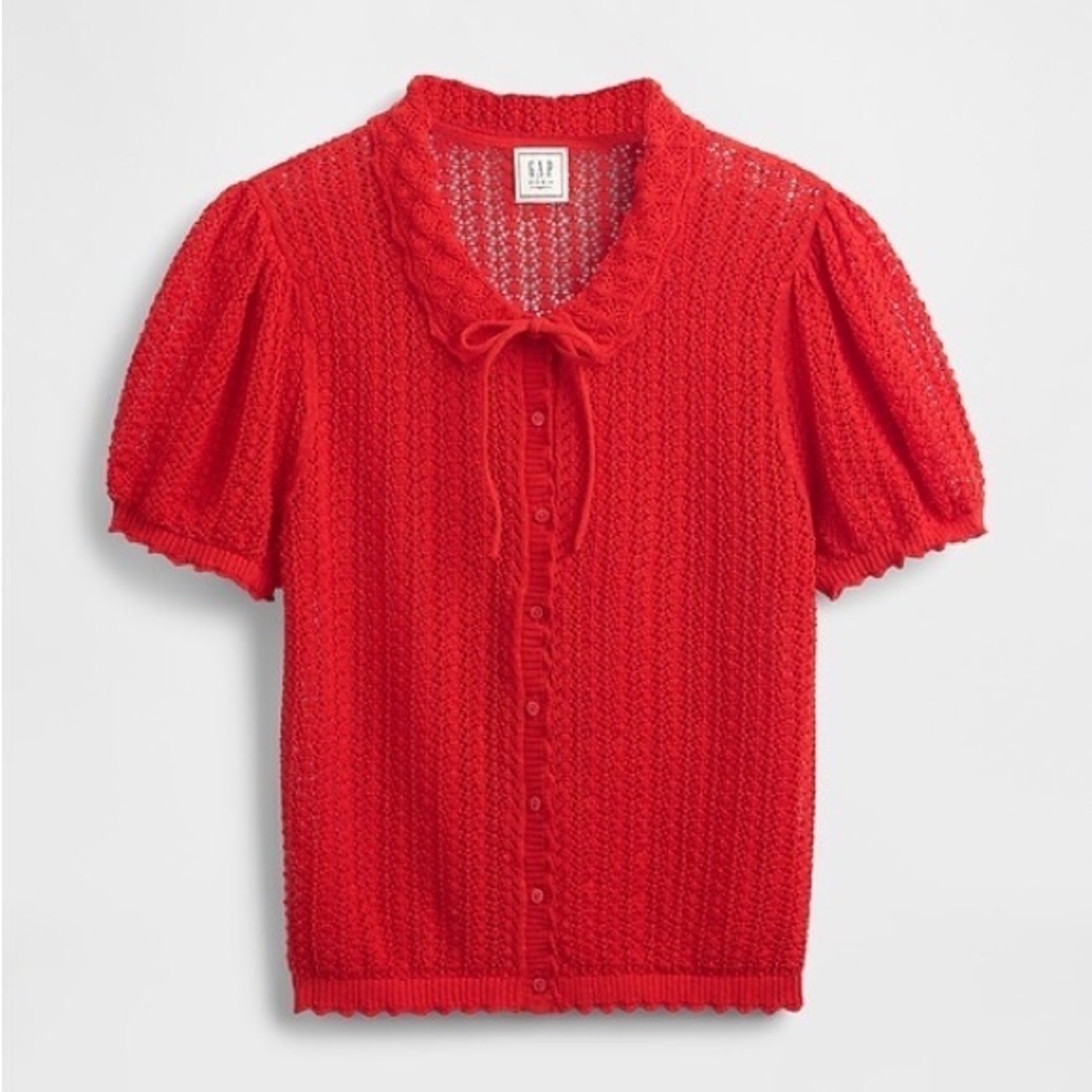 Gap × DÔEN Linen-Blend Cardigan XS NWT